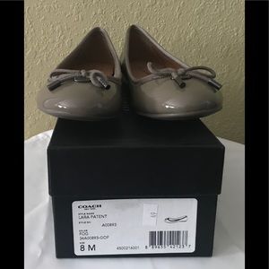 NIB COACH Women’s LARA Ballet Flat